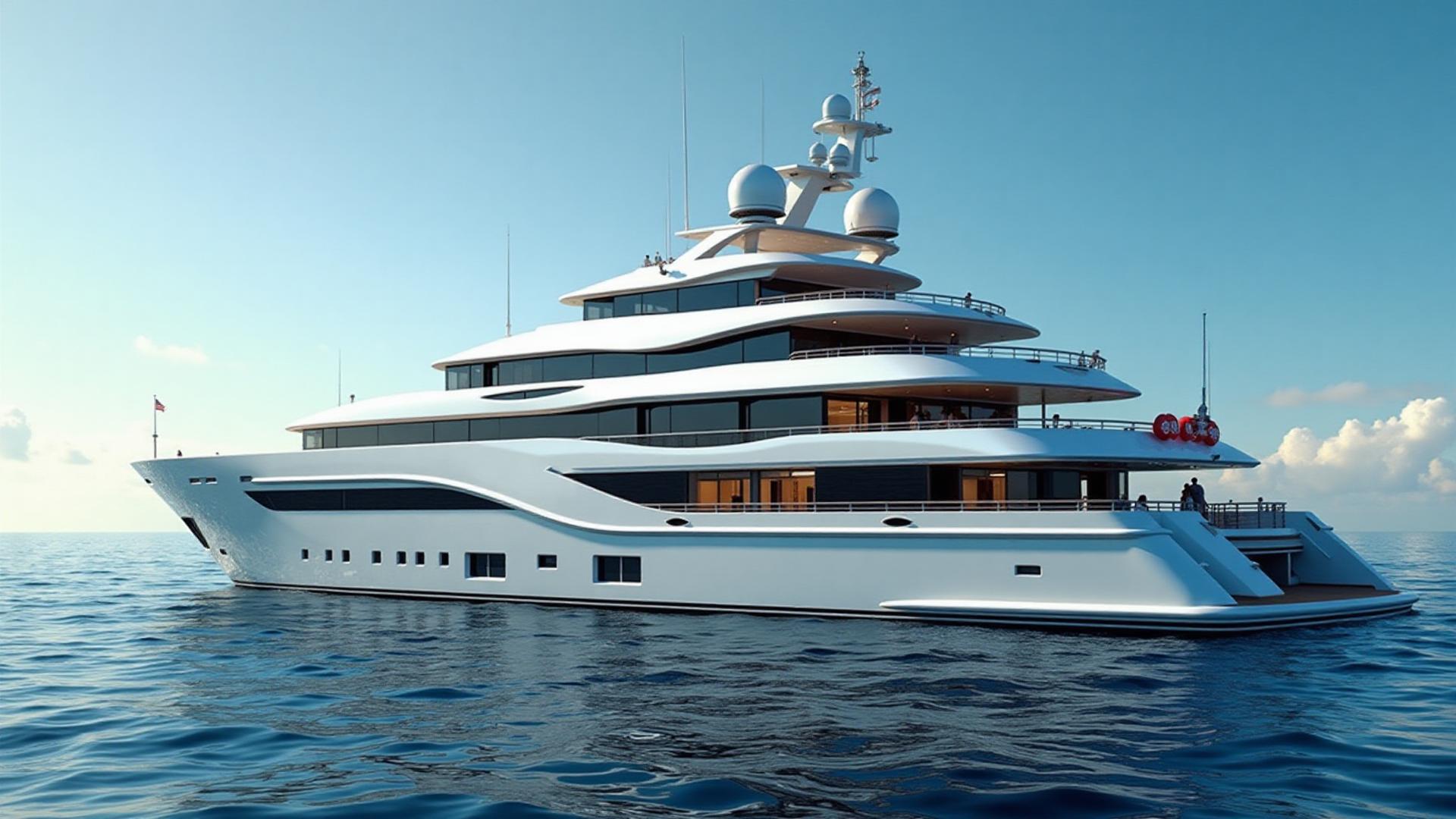 Happy people enjoying their yacht